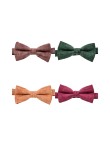 Tie-Dye Green Luxury Men's Linen Bow Tie