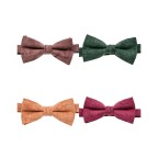 Tie-Dye Green Luxury Men's Linen Bow Tie