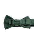Tie-Dye Green Luxury Men's Linen Bow Tie