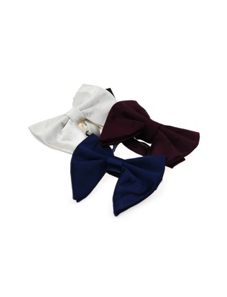100% Silk Men's Luxury Vintage Large Bow Tie