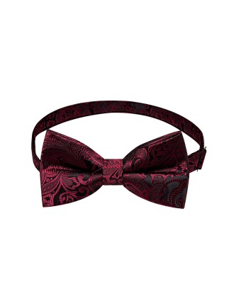 Luxury Men's Pre-tied Silk Jacquard Bow Tie