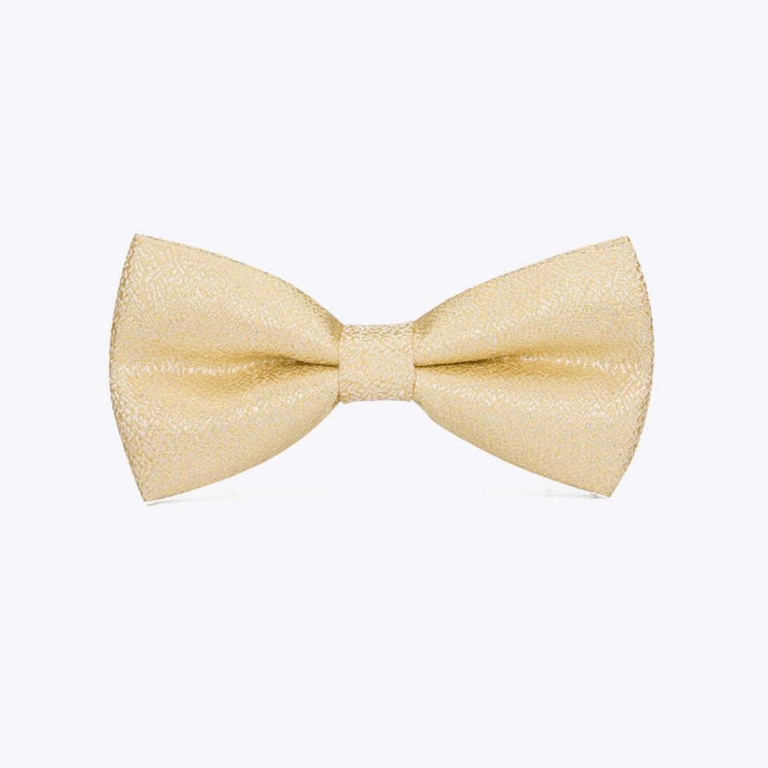 High quality men's gold luxury bow tie