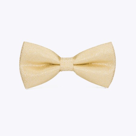 High quality men's gold luxury bow tie