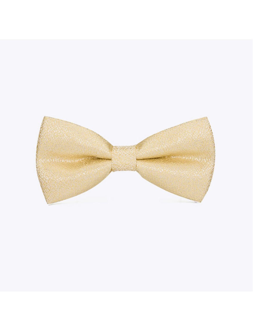 High quality men's gold luxury bow tie