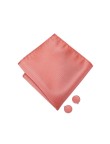 High Quality Men's Pink Silk Plain Bow Tie