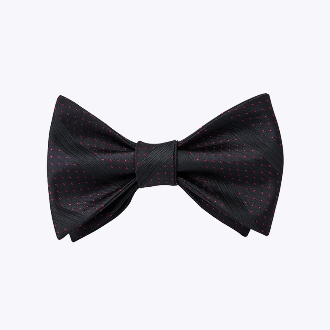 Fashion Striped Silk Self-Tie Bow Tie