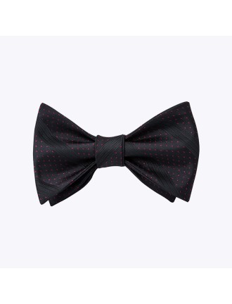 Fashion Striped Silk Self-Tie Bow Tie