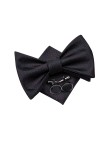 Fashion Striped Silk Self-Tie Bow Tie