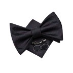 Fashion Striped Silk Self-Tie Bow Tie