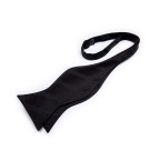 Fashion Striped Silk Self-Tie Bow Tie