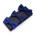New Royal Blue Silk Men's Bow Tie