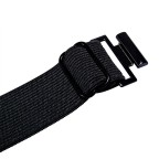 Classic jacquard black men's bow tie