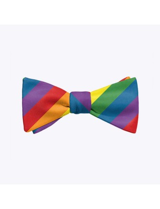 High Quality Rainbow Men's Bow Tie