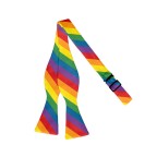 High Quality Rainbow Men's Bow Tie