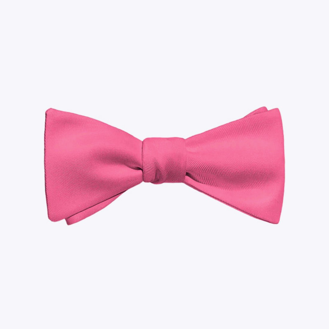 Luxury Men's Adjustable Satin Plain Bow Tie