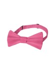 Luxury Men's Adjustable Satin Plain Bow Tie