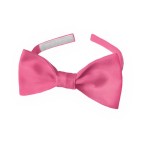 Luxury Men's Adjustable Satin Plain Bow Tie