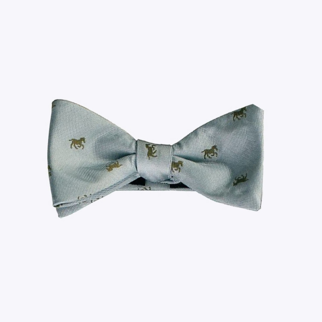 Gray blue men's tie and self tie