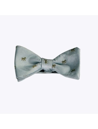 Gray blue men's tie and self tie