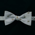 Gray blue men's tie and self tie