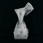 Gray blue men's tie and self tie