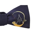 Wild and elegant purple fox horn bow tie