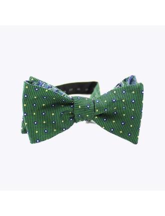 Green Double-Sided Reversible Men's Bow Tie
