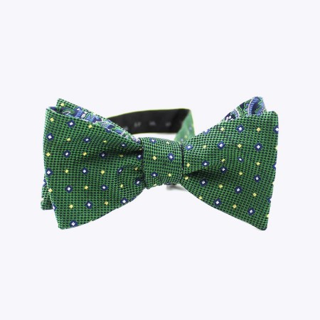 Green Double-Sided Reversible Men's Bow Tie