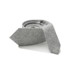 Luxe Skinny Tweed Herringbone Tie