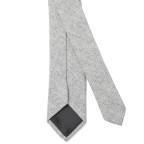 Luxe Skinny Tweed Herringbone Tie