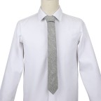 Luxe Skinny Tweed Herringbone Tie