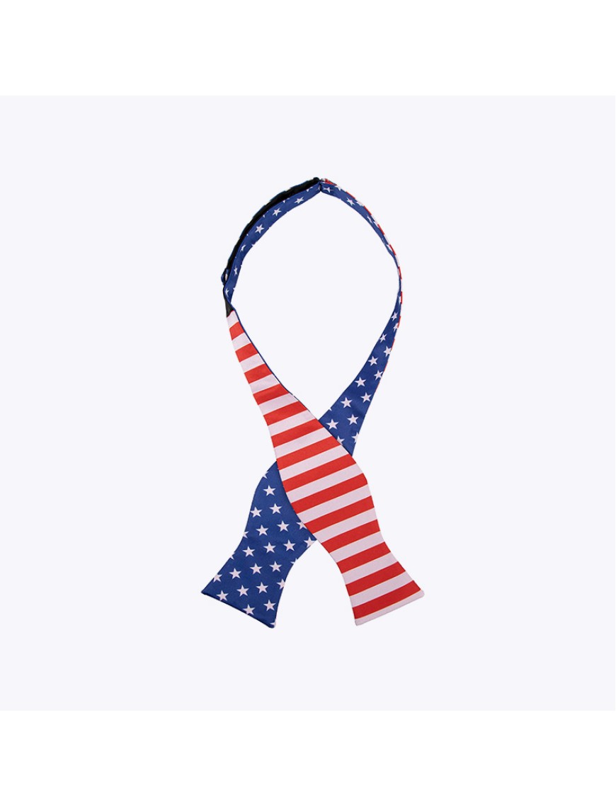 Independence Day American Flag Men's Tie