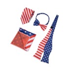 Independence Day American Flag Men's Tie