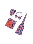 Geometric Square American Flag Men's Tie