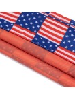 Geometric Square American Flag Men's Tie
