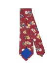 High Quality Red Floral Vintage Men's Tie