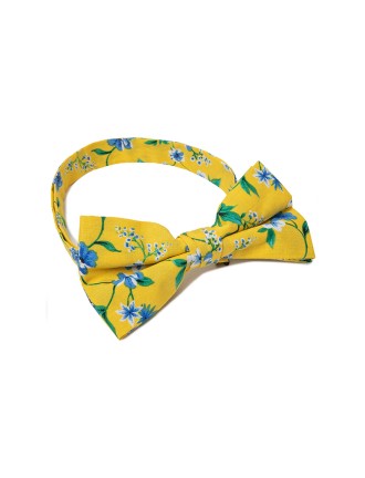 Men's Organic Cotton Print Skinny Tie