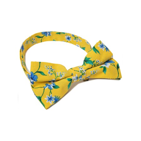 Men's Organic Cotton Print Skinny Tie