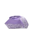Embroidered jacquard panel designer tie