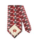 Luxury Silk Camouflage Red Men's Tie