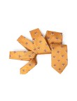 Orange Fox Face Jacquard Men's Tie