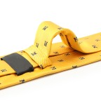 Luxurious Letter M Twill Silk Tie