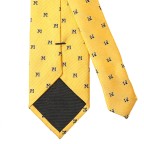 Luxurious Letter M Twill Silk Tie