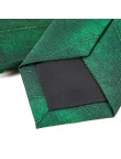 Men's Silk Emerald Leaf Pattern Tie