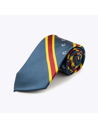 Men's Blue Yacht Jacquard Tie