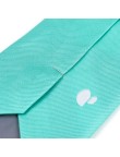 Solid color silky jacquard tie