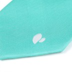 Solid color silky jacquard tie