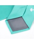 Solid color silky jacquard tie