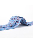 American blue flag patriotic palm tree print tie